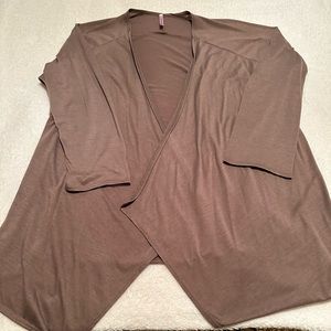 Ladies like new condition Taupe lightweight cardigan size large